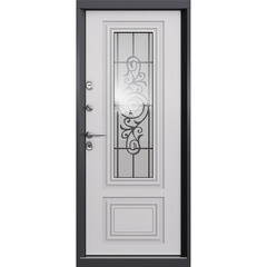 Дверь входная с терморазрывом Torex Роял Кинг левая букле графит - кт белый со стеклопакетом 950х2050 мм - фото 18