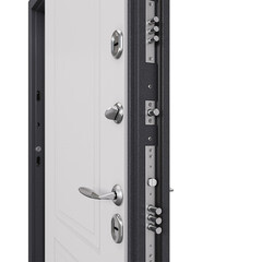 Дверь входная с терморазрывом Torex Роял Классик правая букле графит - кт белый 880х2050 мм - фото 12