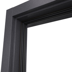 Дверь входная с терморазрывом Torex Роял Классик правая букле графит - кт белый 880х2050 мм - фото 7