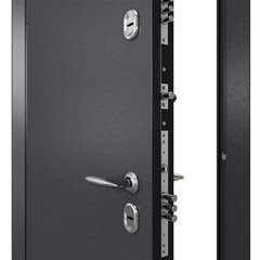 Дверь входная с терморазрывом Torex Роял Классик левая букле графит - кт белый 880х2050 мм - фото 7