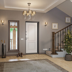 Дверь входная с терморазрывом Torex Роял Классик левая букле графит - кт белый 880х2050 мм - фото 4