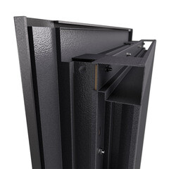 Дверь входная с терморазрывом Torex Роял Про правая графит - оскуро со стеклопакетом 880х2050 мм - фото 18