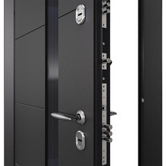 Дверь входная с терморазрывом Torex Роял Про левая графит - оскуро со стеклопакетом 950х2050 мм - фото 12