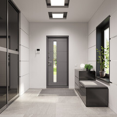 Дверь входная с терморазрывом Torex Роял Про левая графит - оскуро со стеклопакетом 950х2050 мм - фото 7