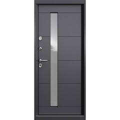 Дверь входная с терморазрывом Torex Роял Про левая графит - оскуро со стеклопакетом 950х2050 мм - фото 4