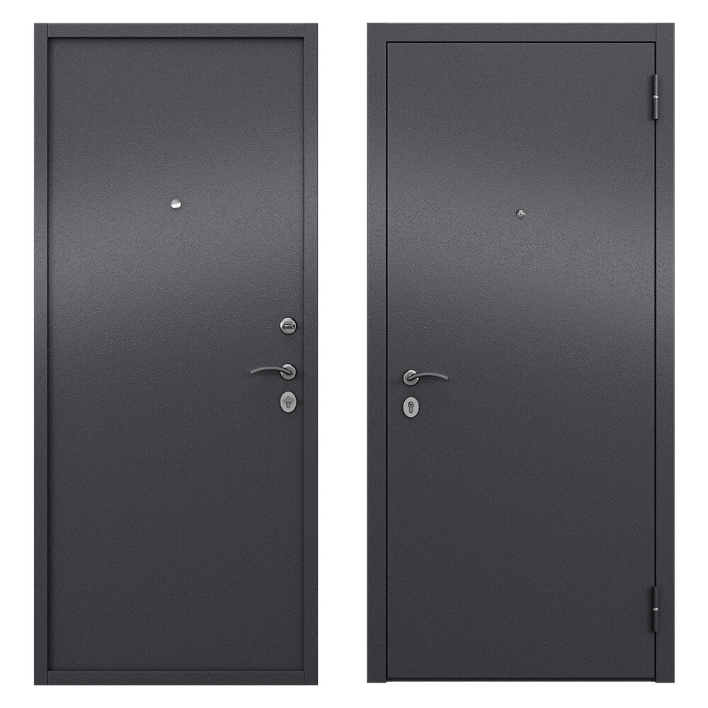 Изображение товара Дверь входная Torex Элегант Стил правая, графит, 860x2050 мм