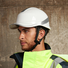 Каска защитная Delta Plus Baseball Diamond V Up белая (DIAM5UPBCFLBS) - фото 9