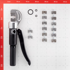 Пресс гидравлический ручной КВТ ПГРс-70 для опрессовки наконечников (57604) - фото 9