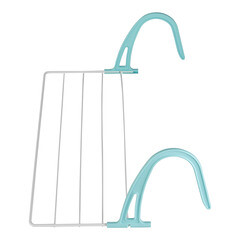 Сушилка для белья на радиатор Ника 3 м 650х235х180 мм белая - фото 3