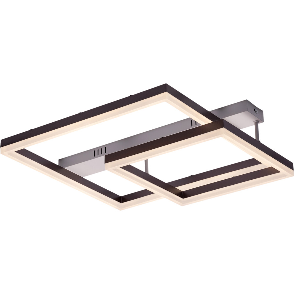 Изображение товара Светильник светодиодный накладной Ritter Eclipse 2700-6400К 88 Вт 30 кв.м коричневый IP20 с пультом (52088 1)