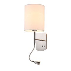 Бра Maytoni Bergamo E27 60 Вт 220 В белое IP20 (MOD617WL-01CH) - фото 2