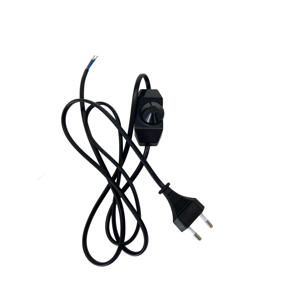 Изображение товара Кабель для светильника Duwi IP20 230 В 2 м с выключателем черный