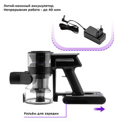 Пылесос вертикальный Kitfort КТ-5151 - фото 3