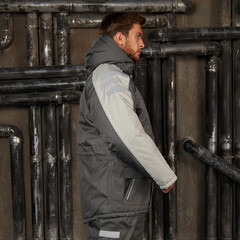 Куртка рабочая утепленная Delta Plus Nordland 52 рост 172-180 см серая - фото 3