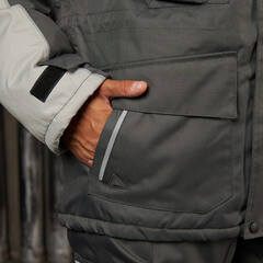Куртка рабочая утепленная Delta Plus Nordland 52 рост 172-180 см серая - фото 10
