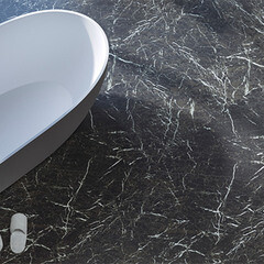 Керамогранит Grasaro Super Marble черный 600х600х9 мм (5 шт.=1,8 кв.м) - фото 10