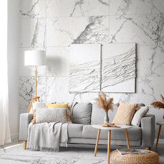 Керамогранит Idalgo Граните Люссо санто белый 1200х600х10 мм (3 шт.=2,16 кв.м) - фото 2