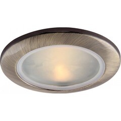 Изображение товара Светильник встраиваемый GU10 бронза 50 Вт IP44 Arte Lamp Aqua (A2024PL-1AB)