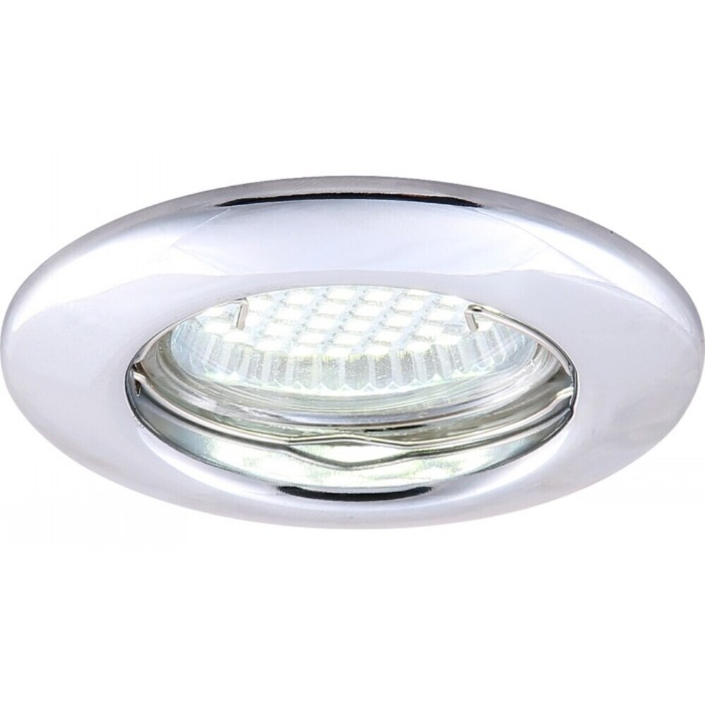 Изображение товара Светильник встраиваемый GU10 хром 50 Вт IP20 Arte Lamp Praktisch (A1203PL-1CC)