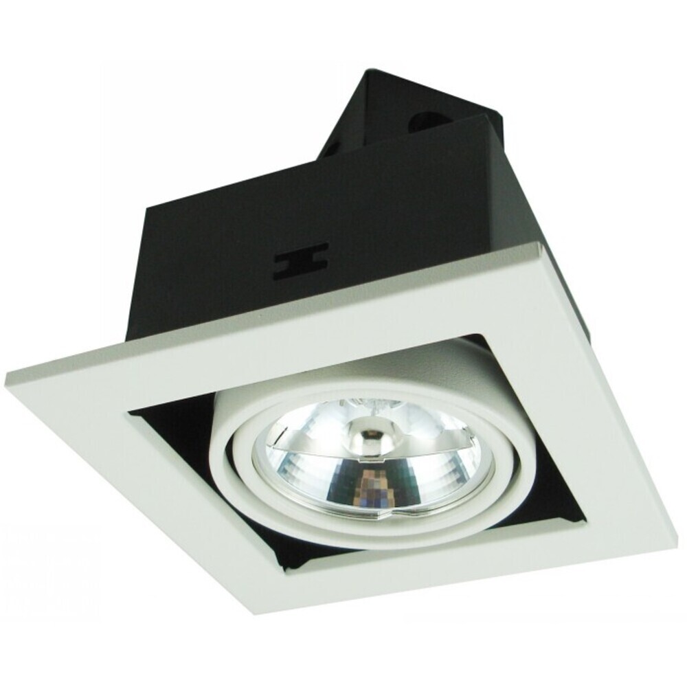 Изображение товара Светильник встраиваемый G5.3 поворотный белый 50 Вт IP20 Arte Lamp Cardani Medio (A5930PL-1WH)