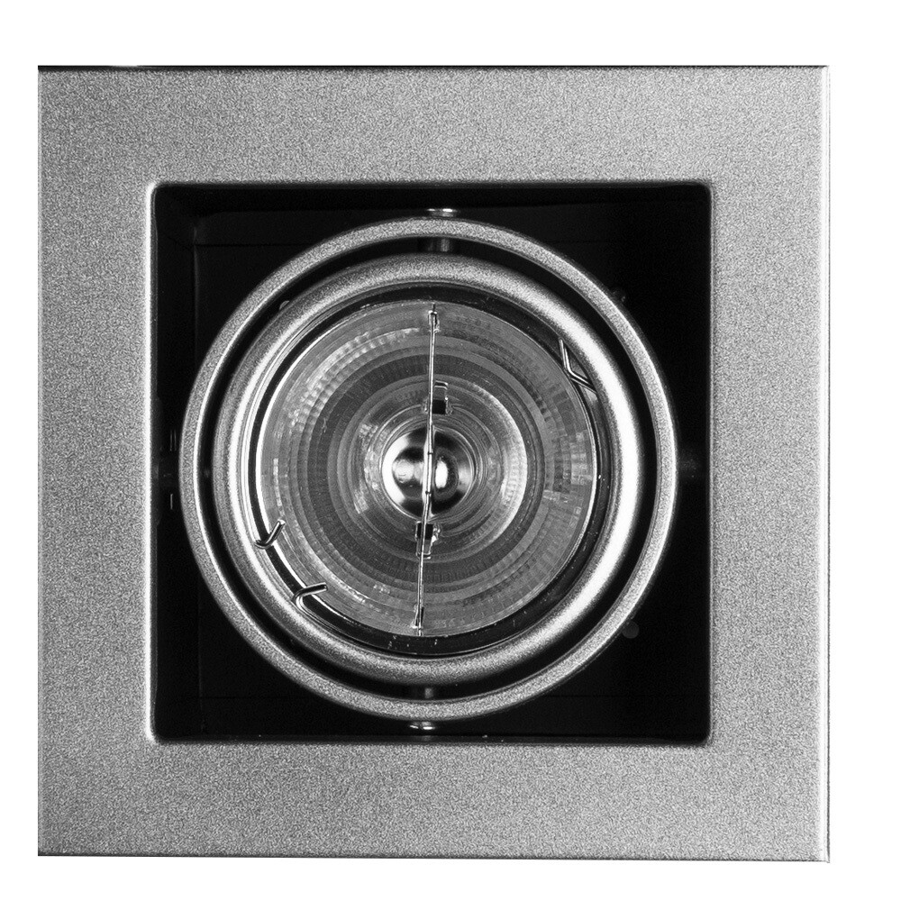 Изображение товара Светильник встраиваемый G5.3 поворотный серебро 50 Вт IP20 Arte Lamp Cardani Medio (A5930PL-1SI)