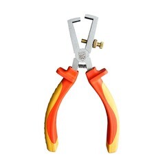 Клещи диэлектрические 175 мм 1000 В Berger для снятия изоляции (BG1210)