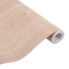 Пленка самоклеящаяся декоративная для окон и мебели дерево светло-коричневая 0,45х8 м Deluxe - фото 4