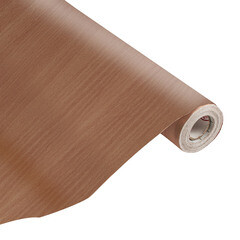 Пленка самоклеящаяся декоративная для окон и мебели дерево коричневая 0,45х8 м Deluxe - фото 3