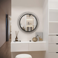 Зеркало настенное Castilla 600 мм черное