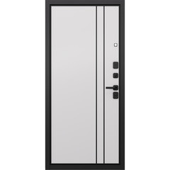 Дверь входная Mastino Райд правая черный муар металлик - белый софт 960х2050 мм - фото 17