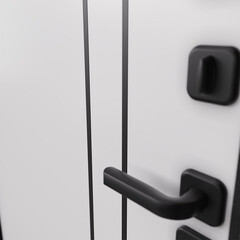 Дверь входная Mastino Райд правая черный муар металлик - белый софт 960х2050 мм - фото 12