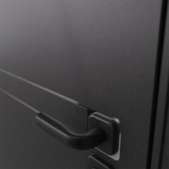 Дверь входная Mastino Райд левая черный муар металлик - белый софт 960х2050 мм - фото 14