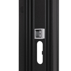 Дверь входная Mastino Райд левая черный муар металлик - белый софт 960х2050 мм - фото 2