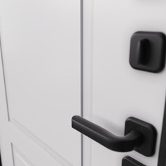 Дверь входная Mastino Дрейк правая черный матовый - белый софт 860х2050 мм - фото 2