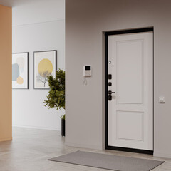 Дверь входная Mastino Дрейк левая черный матовый - белый софт 860х2050 мм - фото 17