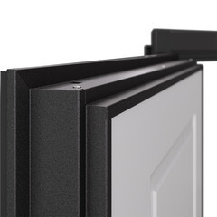 Дверь входная Mastino Дрейк левая черный матовый - белый софт 860х2050 мм - фото 10