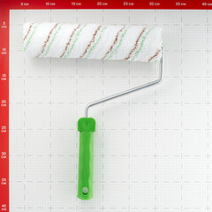 Валик микрофибра 250 мм d45 мм ворс 11 мм для водной основы с ручкой Wenzo Verona - фото 2