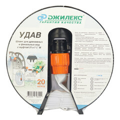 Шланг для насосов Джилекс Удав d51 мм 1 1/2 с муфтой бухта 20 м (9112) - фото 2