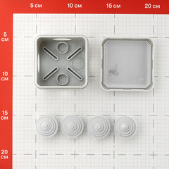 Коробка распределительная 70х70х40 мм IP55 Greenel (GE41236) - фото 4