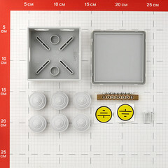 Коробка уравнивания потенциалов 85х85х40 мм IP44 Greenel (GE41360) - фото 5