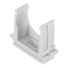 Крепеж-клипса для труб 25 мм Greenel серая (90 шт.) (GE50142)