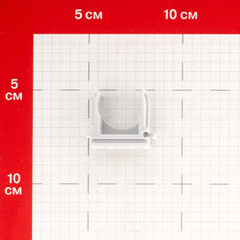 Крепеж-клипса для труб 25 мм Greenel серая (90 шт.) (GE50142) - фото 3