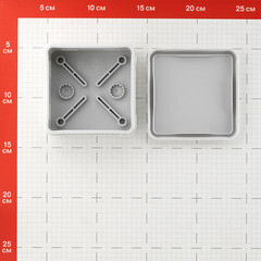 Коробка распределительная 80х80х40 мм IP67 Greenel (GE42435) - фото 2