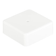 Коробка распределительная для кабель-каналов 75х75х28 мм IP40 Greenel (GE41215-01) - фото 1