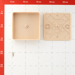 Коробка распределительная для кабель-каналов 100х100х29 мм IP40 Greenel (GE41218-11) - фото 4