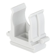 Крепеж-клипса для труб 16 мм Greenel серая (100 шт.) (GE50140)