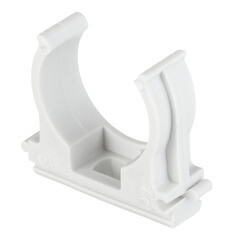 Крепеж-клипса для труб 32 мм Greenel серая (40 шт.) (GE50143)