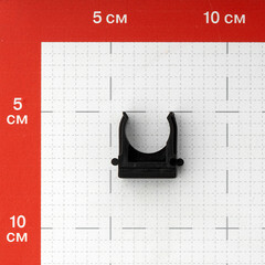 Крепеж-клипса для труб 20 мм Greenel черная (100 шт.) (GE50141-05) - фото 3