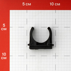 Крепеж-клипса для труб 32 мм Greenel черная (40 шт.) (GE50143-05) - фото 4