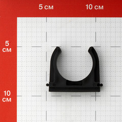Крепеж-клипса для труб 40 мм Greenel черная (30 шт.) (GE50144-05) - фото 3